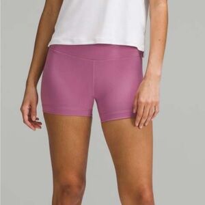 Lululemon Athletica Wunder Under 4” Velvet Dust Spandex